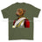 Life Guards Ceremonial Mastiff Dog Art Printed T-Shirt - Military Green