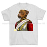 Life Guards Ceremonial Mastiff Dog Art Printed T-Shirt - White
