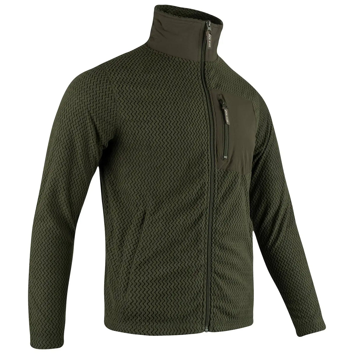 Jack Pyke Lightweight Z Fleece Jacket Dark Olive | Task Outdoor