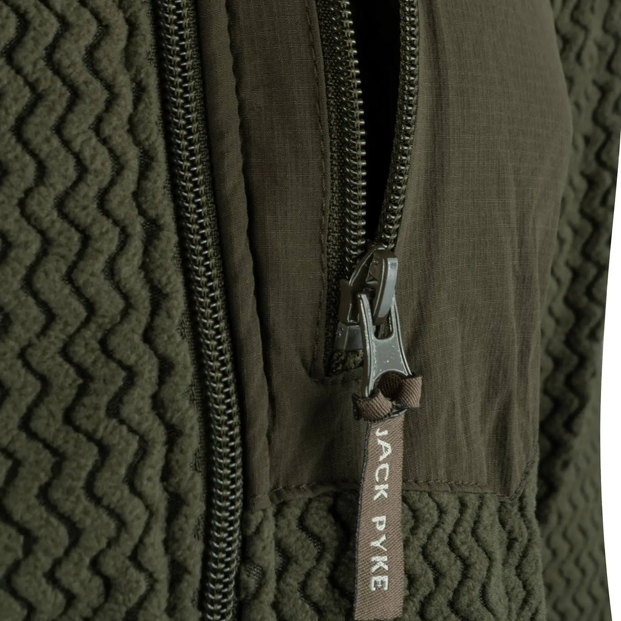 Jack Pyke Lightweight Z Fleece Jacket Dark Olive | Task Outdoor