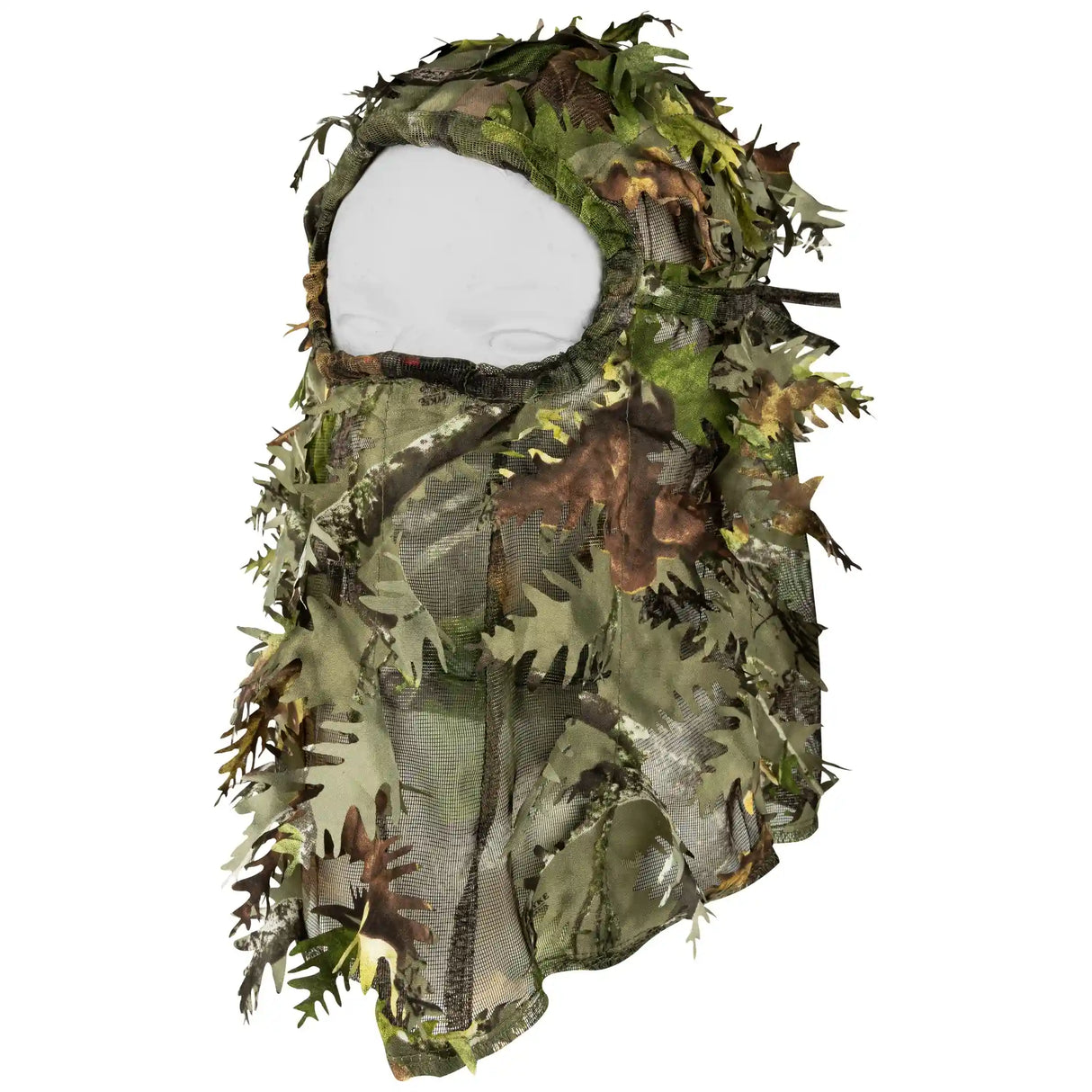 Jack Pyke LLCS 3D Balaclava - English Oak Evo three quarter view veil up