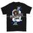 Loose Lips Sink Ships SF Playing Card Art Front Printed T-Shirt - Black