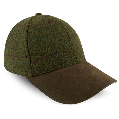 Jack Pyke Lowland Tweet Baseball Cap Green Check | Task Outdoor