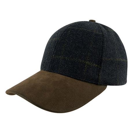 Jack Pyke Lowland Tweet Baseball Cap Navy Blue Check | Task Outdoor