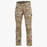 Pentagon Lycos Combat Trousers in Pentacamo, front view laid flat