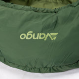 Vango Mantis 300 Sleeping Bag in pine green on white background