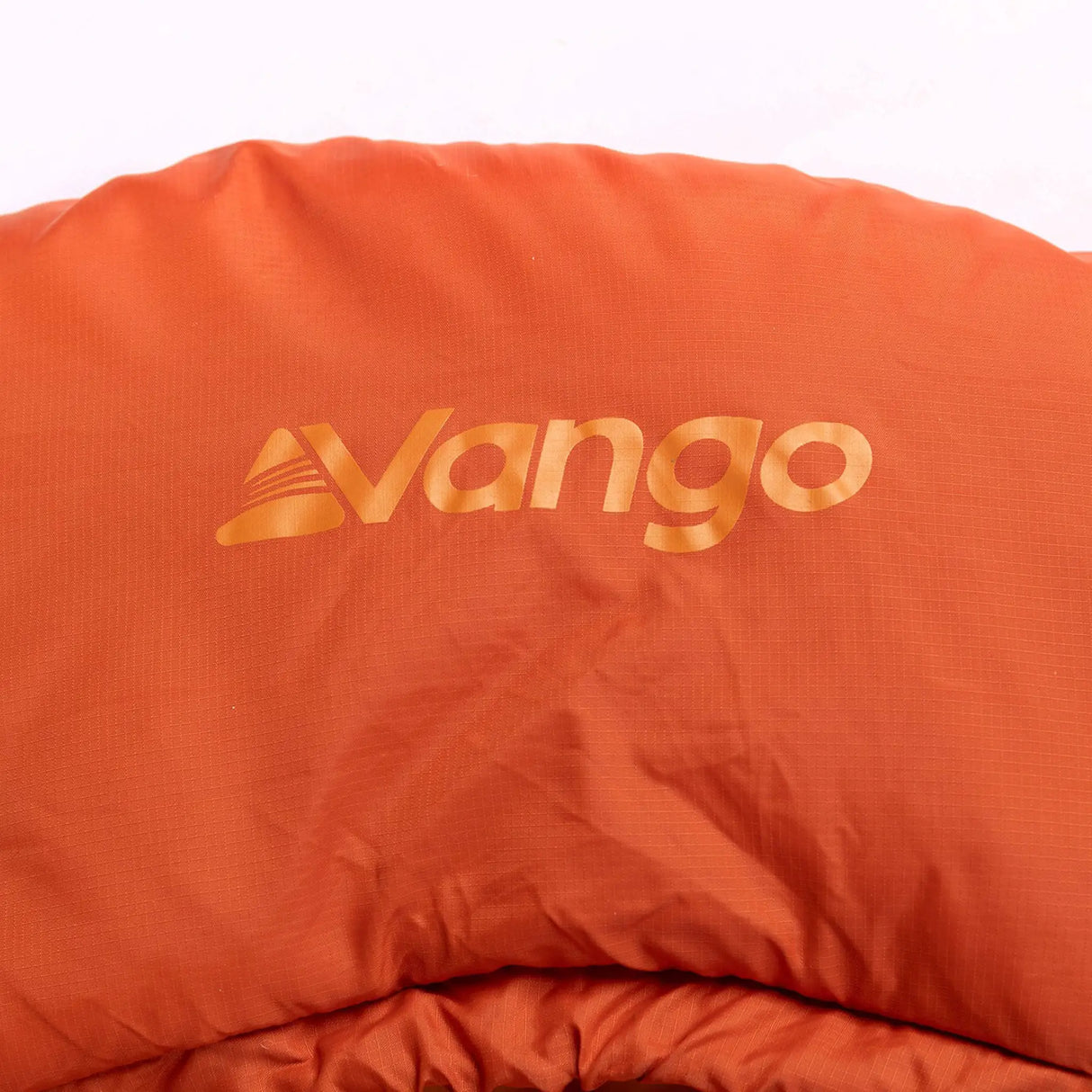 Vango Mantis 400 Sleeping Bag close up of branding