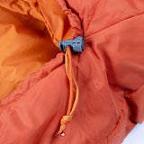 Vango Mantis 400 Sleeping Bag close up of draw cord puller
