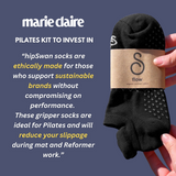 hipSwan Flow Grip Ankle Socks