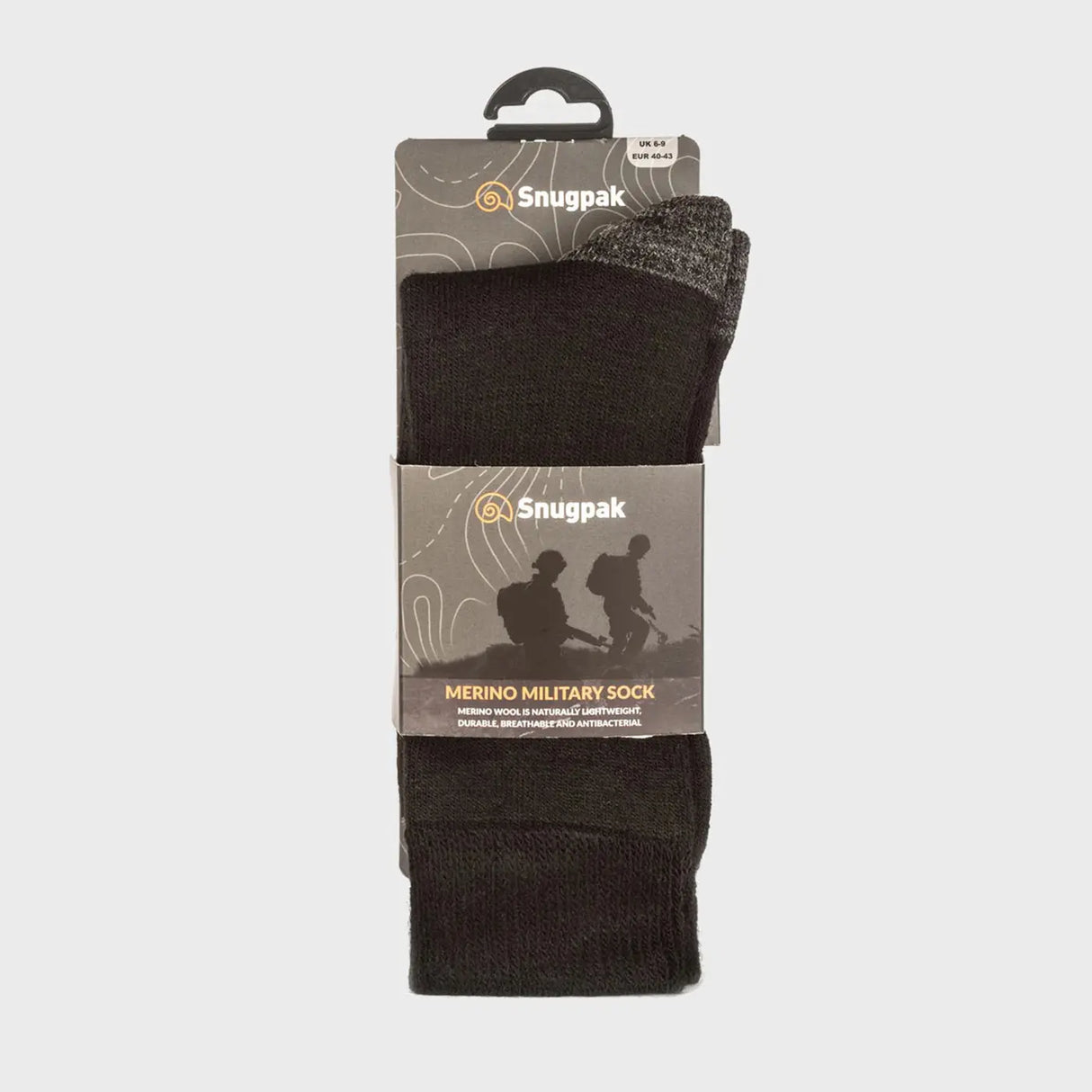 Snugpak Merino Wool Military Socks Black | Task Outdoor