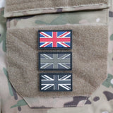 Miniature PVC Union Jack Patch, Hook & Loop, 4.5cm