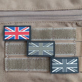 Miniature PVC Union Jack Patch, Hook & Loop, 4.5cm