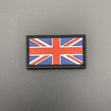 Miniature PVC Union Jack Patch, Hook & Loop, 4.5cm