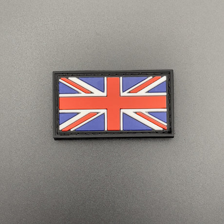Miniature PVC Union Jack Patch, Hook & Loop, 4.5cm