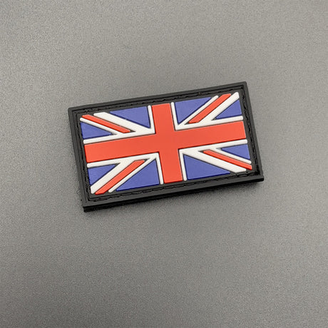 Mini Union Jack Patch, PVC, Hook & Loop, 4.5cm, Full Colour | Task Outdoor