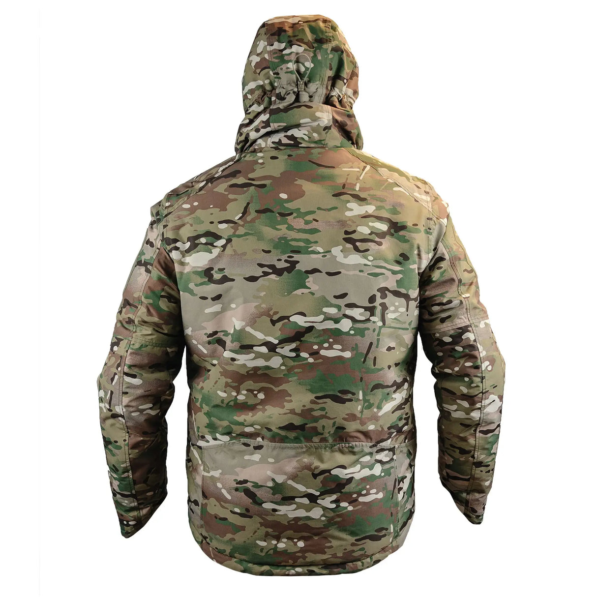 Stoirm Mission Primaloft All Weather Jacket in Multicam from the back