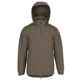 Stoirm Mission Primaloft All Weather Jacket in Ranger Green from the front