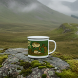 I Go Outside to Avoid People Enamel Mug 12oz – for Her