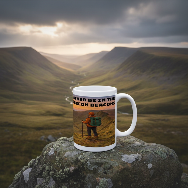 I'd Rather Be on Dartmoor Ceramic Mug 15oz - for Him
