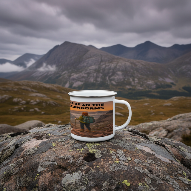 I'd Rather Be in the Cairngorms Enamel Mug 12oz – for Her