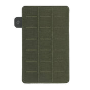 Stoirm Tactical Large MOLLE Panel in Olive Green from the front on white background