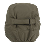 Highlander Waterproof Mountain Hat - Ranger Green rear view showing the adjuster strap and elasticated back on white background