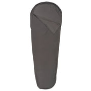 Highlander Mummy Sleeping Bag Liner - from above on white background