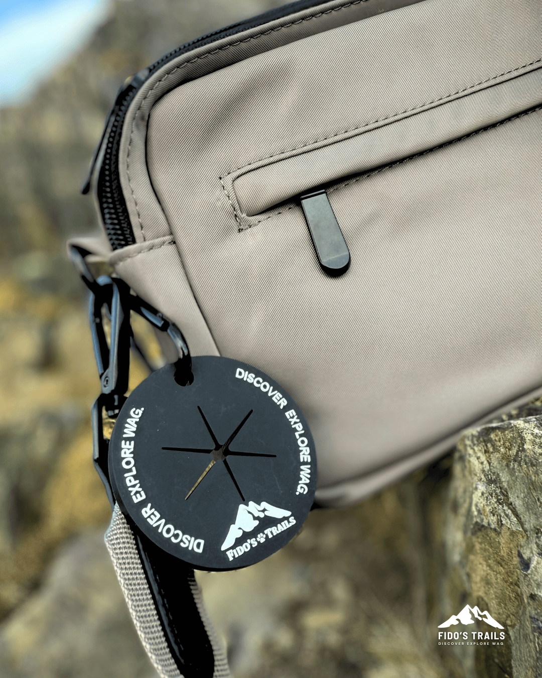 Fido's Trails Dog Walking Bag | Mini Treat Pouch - Mushroom