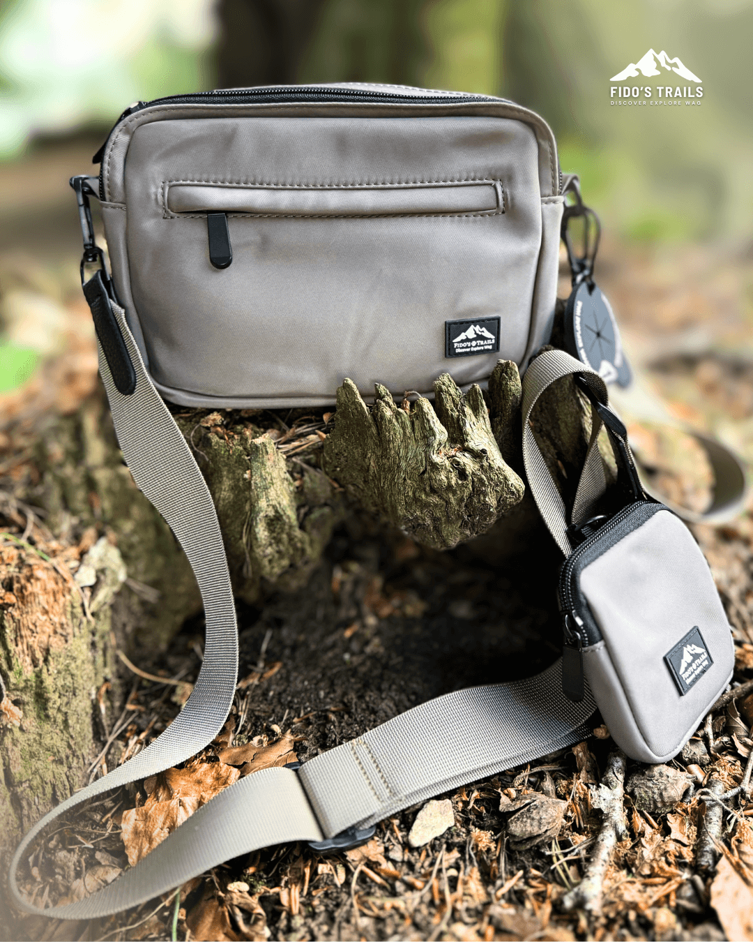 Fido's Trails Dog Walking Bag | Mini Treat Pouch - Mushroom