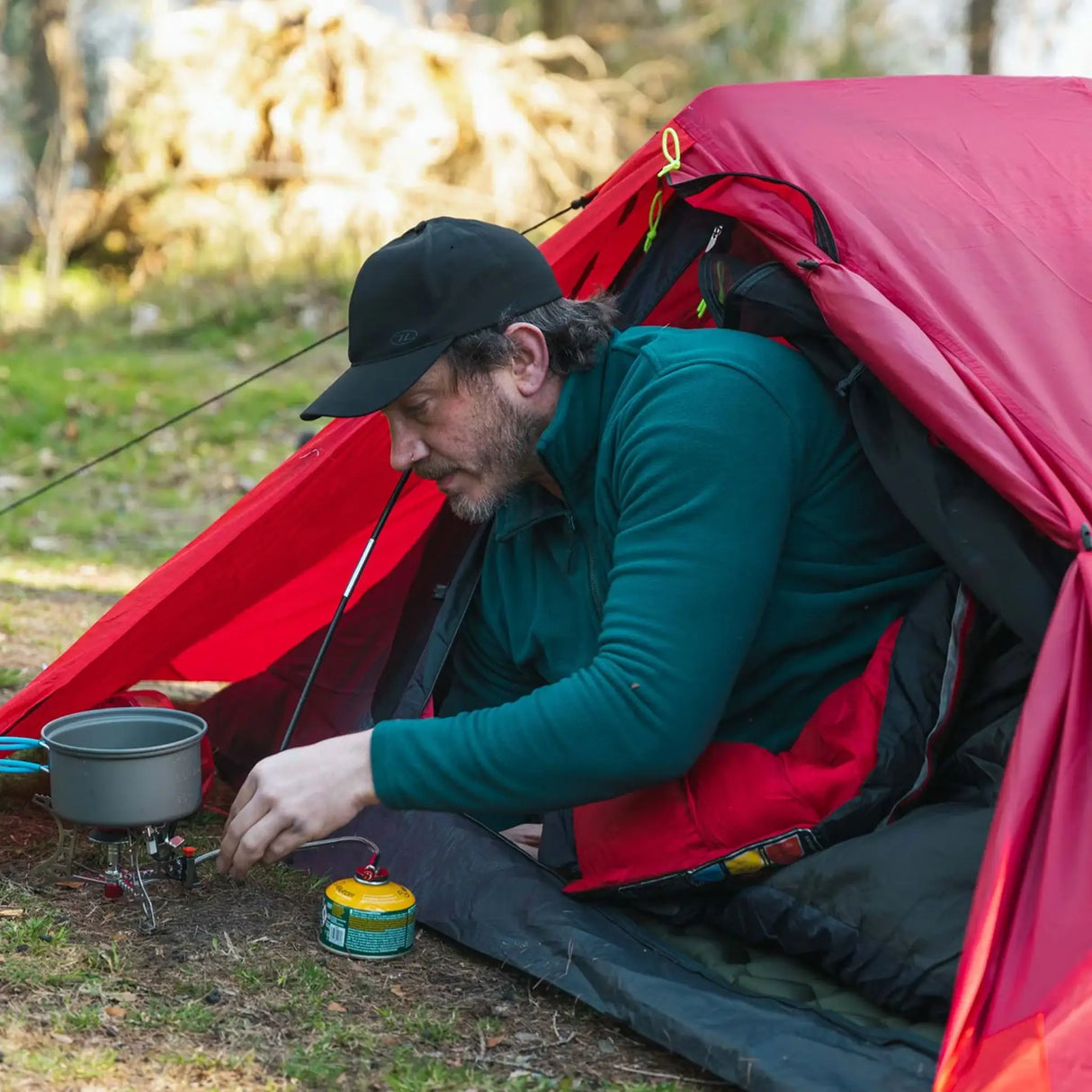 Highlander Nap-Pak Primaloft Insulated Inflatable Sleeping Mat for camping, military