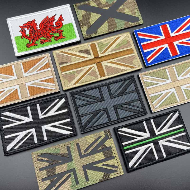 National Flag Patches, Hook & Loop | Task Outdoor