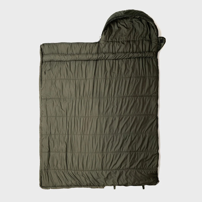 Snugpak Navigator WGTE Sleeping Bag Fully Opened | Task Outdoor