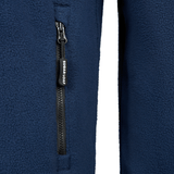 Sugar Loaf Shepherd Polar Fleece Hoodie in Navy Blue close up of material