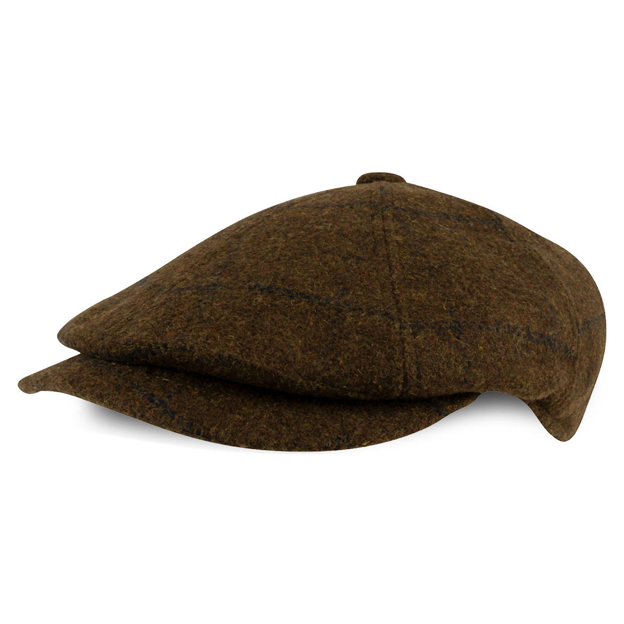 Jack Pyke Newsboy Cap Brown Tweed Brown Check | Task Outdoor