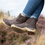 Bareback Ottawa Storm Waterproof Short Boots - Brown worn lifestyle