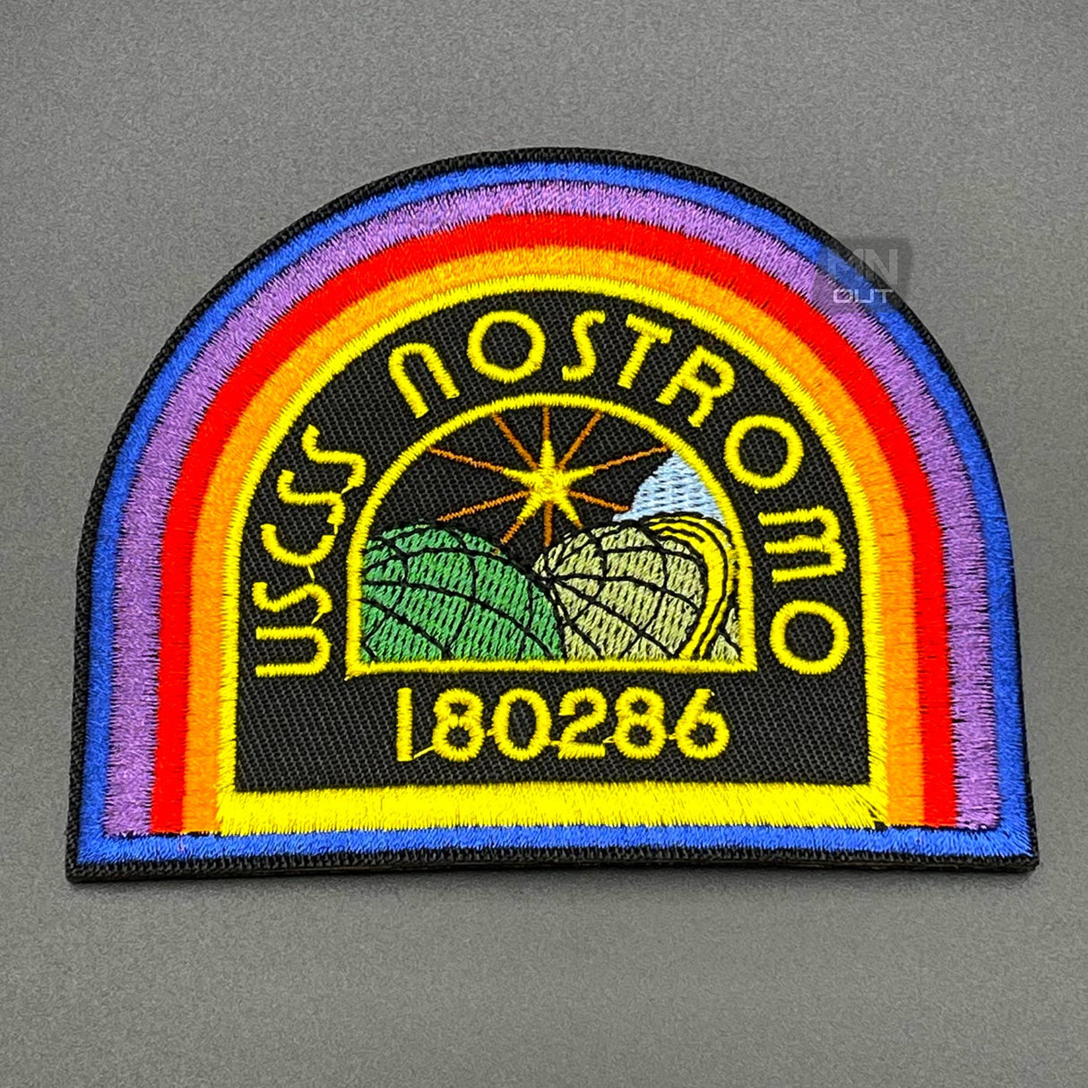 Large USCSS Nostromo Patch, Iron On, 10cm | Task Outdoor