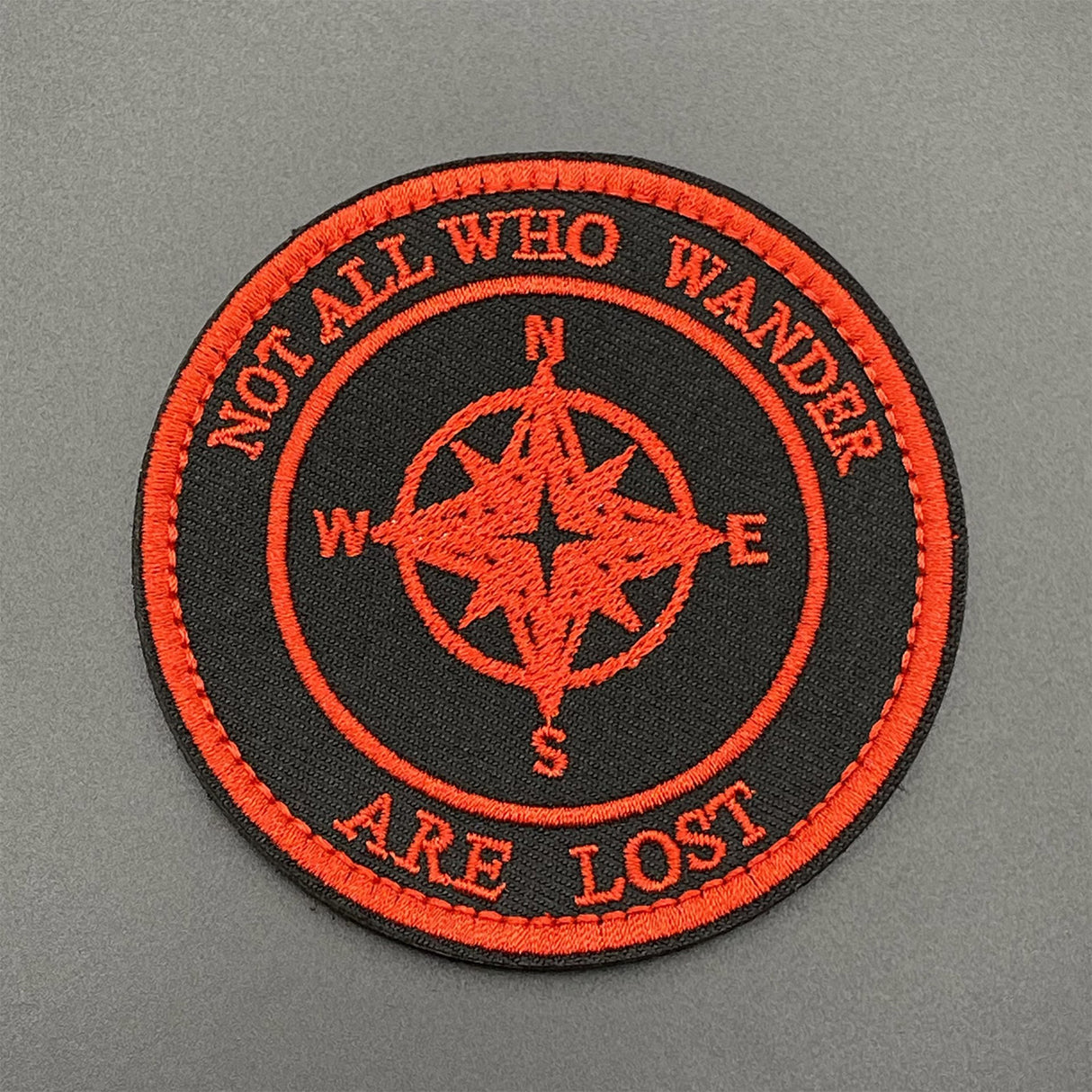 Not All Who Wander Are Lost Patch, Hook & Loop, 8cm | Task Outdoor