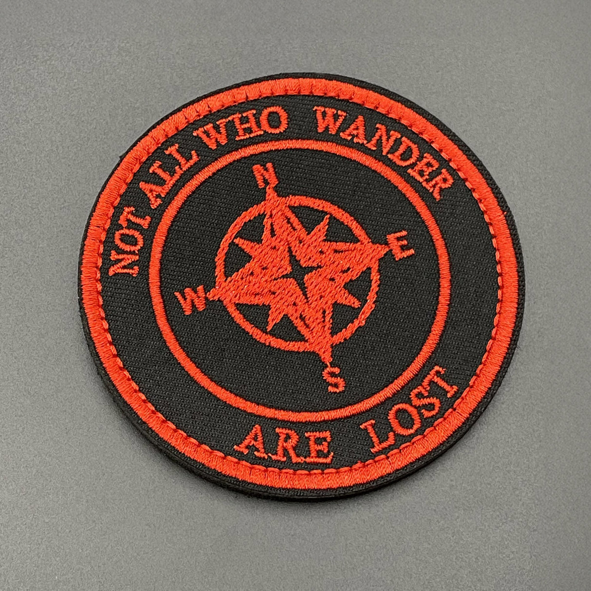 Not All Who Wander Are Lost Patch, Hook & Loop, 8cm | Task Outdoor