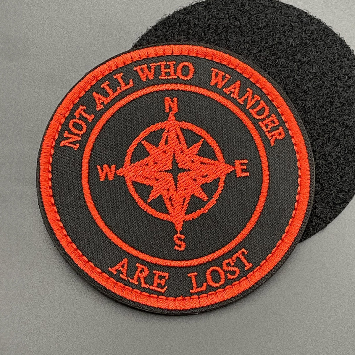 Not All Who Wander Are Lost Patch, Hook & Loop, 8cm – Task Outdoor