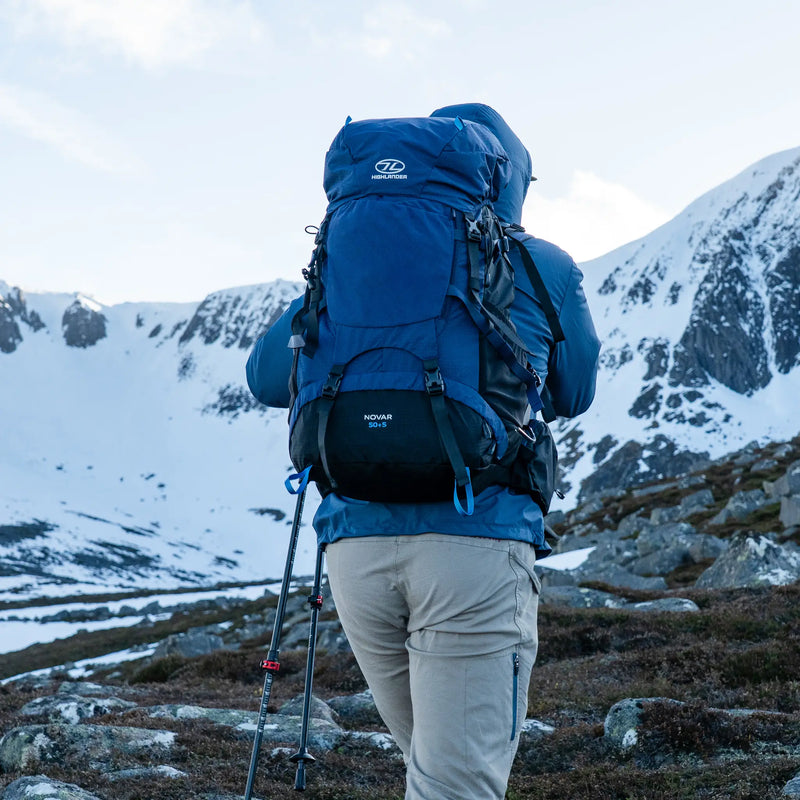 Highlander Novar 50+5L Rucksack - outdoor lifestyle view 1