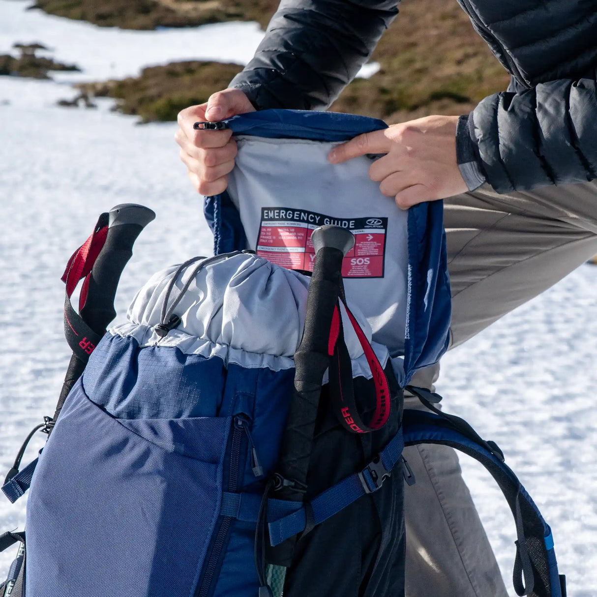Highlander Novar 50+5L Rucksack - outdoor lifestyle view 4