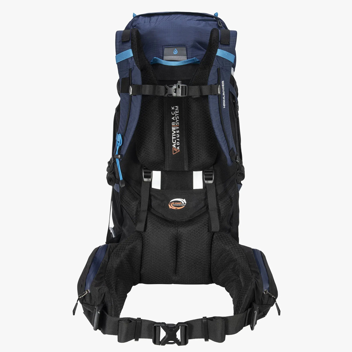 Highlander Novar 60+5L Rucksack - Navy Blue alternate view 10