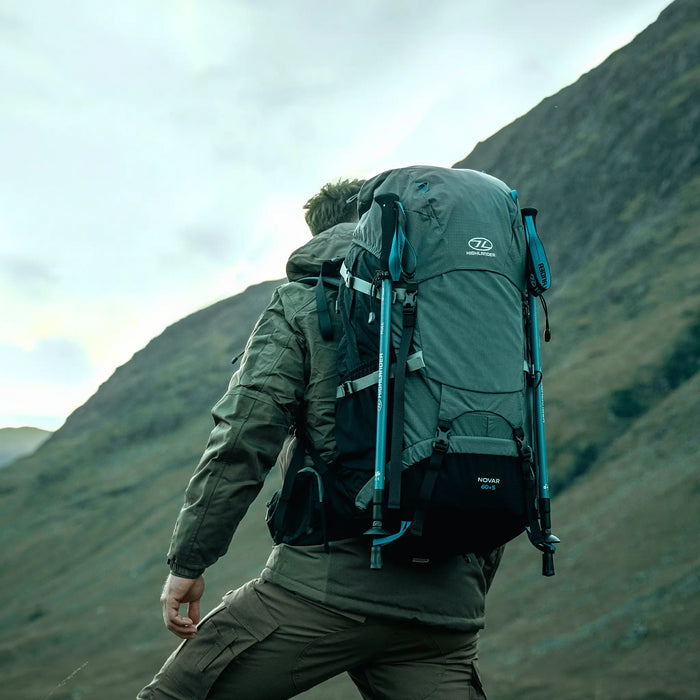 Highlander Novar 60+5L Rucksack - Navy Blue alternate view 15
