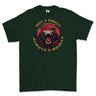 Royal Military Police Once a Monkey Printed T-Shirt - Forest Green