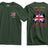 OP Banner Veteran Double Side Printed T-Shirt - Olive Green