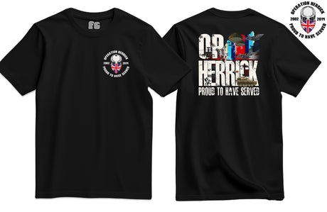 OP Herrick Veteran Double Side Printed T-Shirt - Black (alternate view)