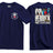OP Herrick Veteran Double Side Printed T-Shirt - Navy Blue
