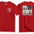 OP Herrick Veteran Double Side Printed T-Shirt - Red