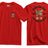 OP Telic Iraq War Veteran Double Side Printed T-Shirt - Red