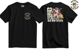 OP Telic Iraq War Zone Veteran Double Side Printed T-Shirt - Black (alternate view)